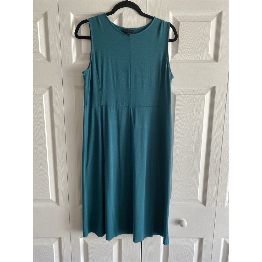 J. Jill Teal Sleeveless Dress